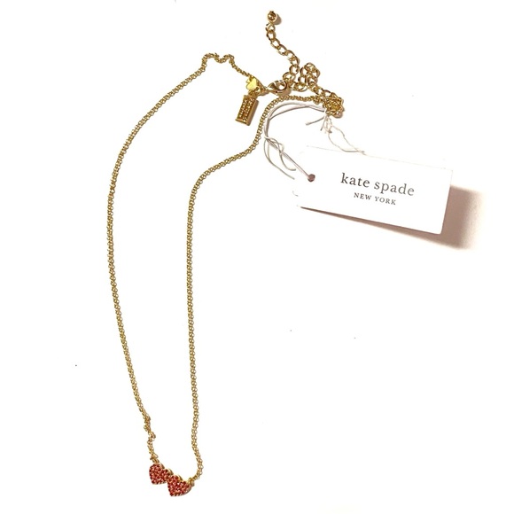 Kate Spade Yours Truly Pave Heart Pendant Necklace - Picture 3 of 5